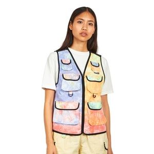 Stussy Ridge Tie-Dye Utility Vest